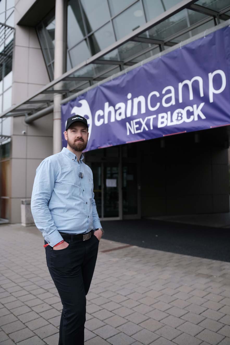 Tomáš Bára na ChainCampu